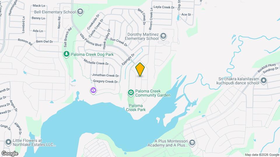 1724 Gayla Creek Dr Mapa y Detalles de la Ubicación