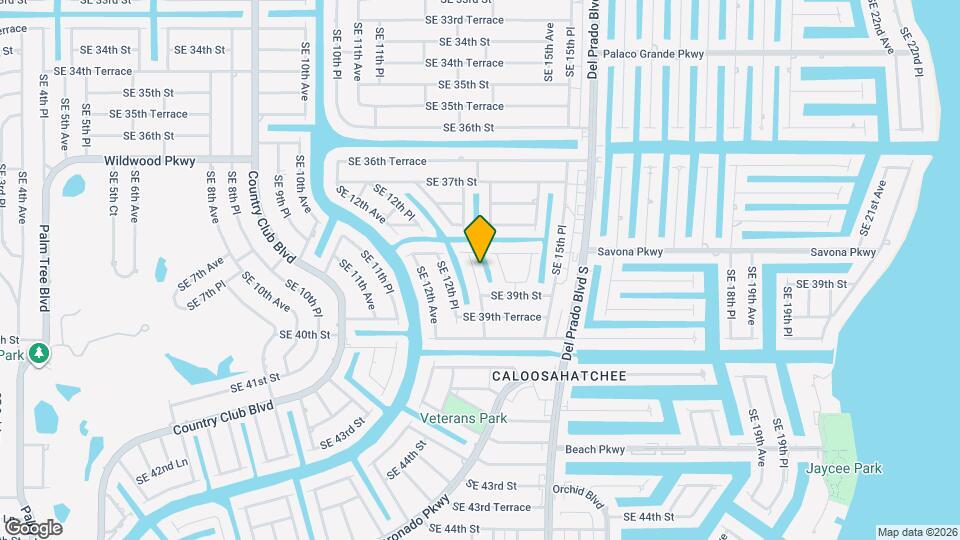 3823 SE 13th Ave Mapa y Detalles de la Ubicación