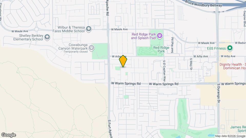 9299 Adamshurst Ave Map and Location Details