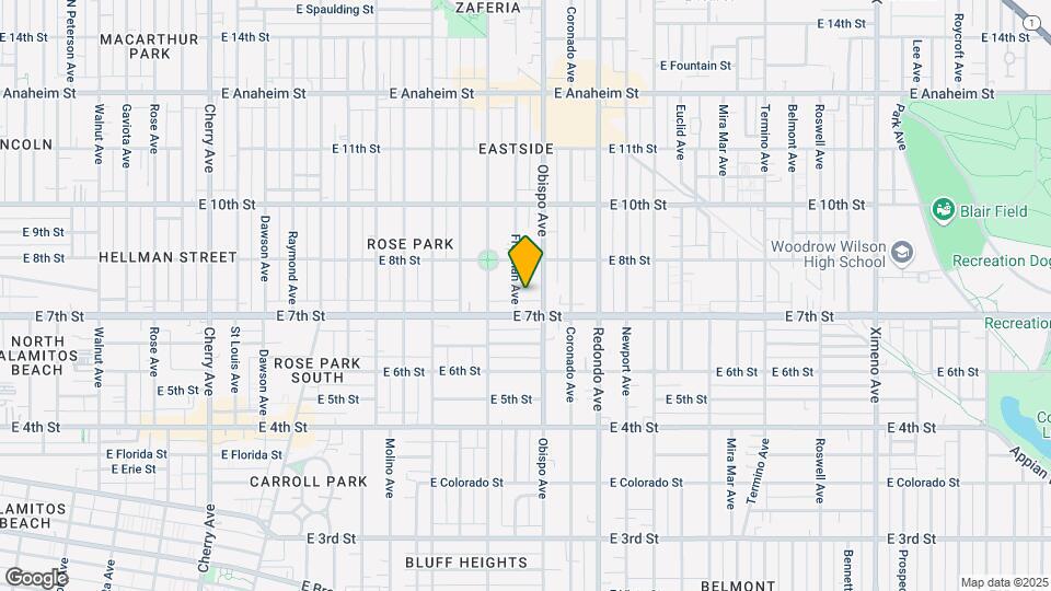 734 Freeman Ave Mapa y Detalles de la Ubicación