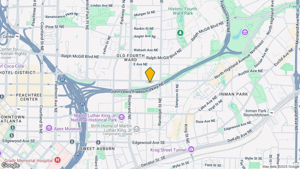 549 Highland Ave NE Map and Location Details