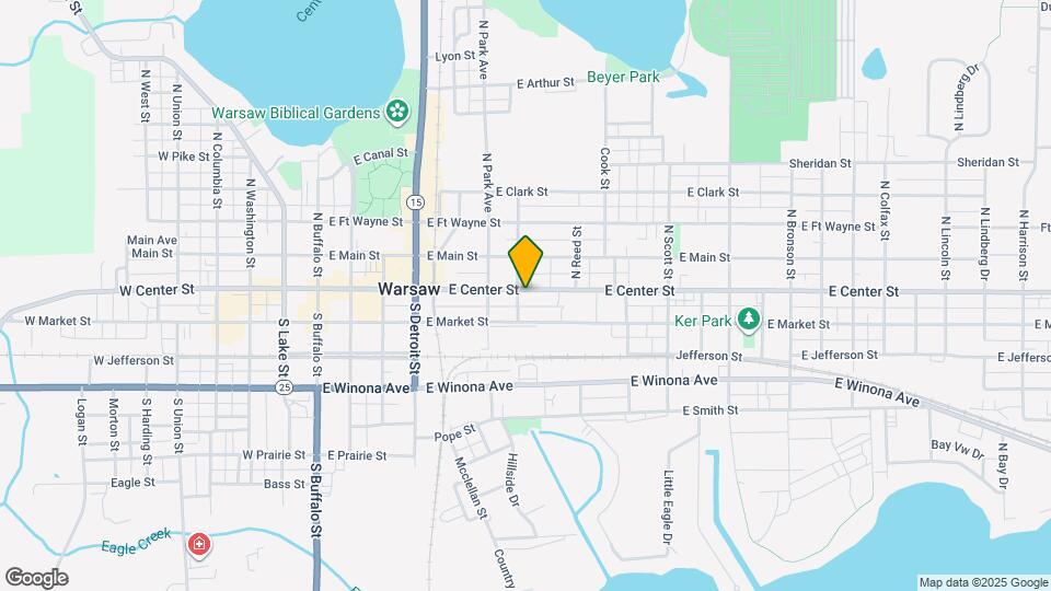 708 E Center St Mapa y Detalles de la Ubicación