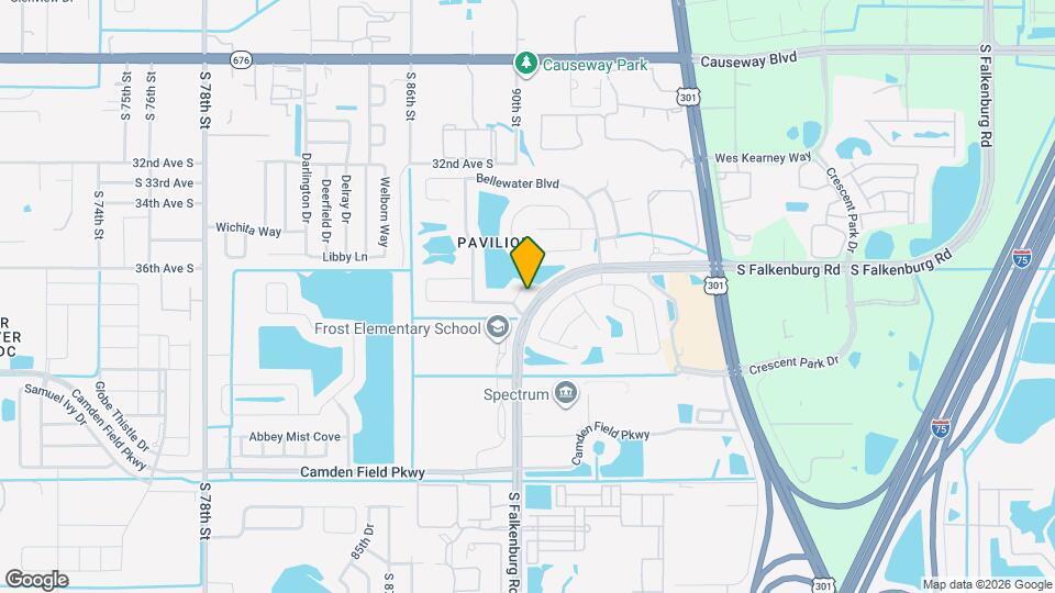 9123 Egret Cove Cir Mapa y Detalles de la Ubicación