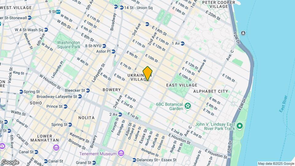 101 First Avenue Mapa y Detalles de la Ubicación