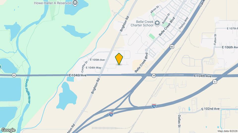 8700 E 105th Ct Mapa y Detalles de la Ubicación