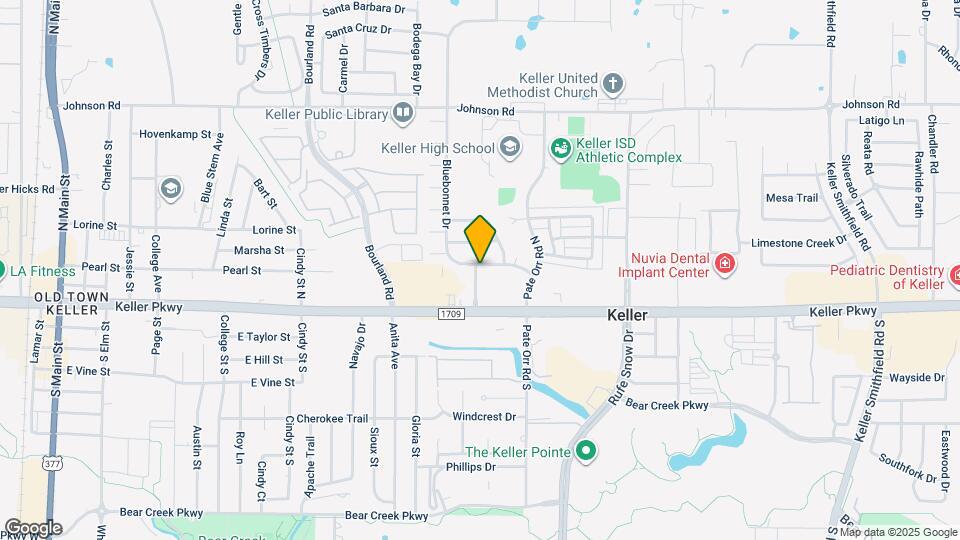 732 Bluebonnet Dr Map and Location Details