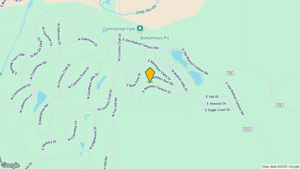 6150 E Abineau Canyon Dr Map and Location Details