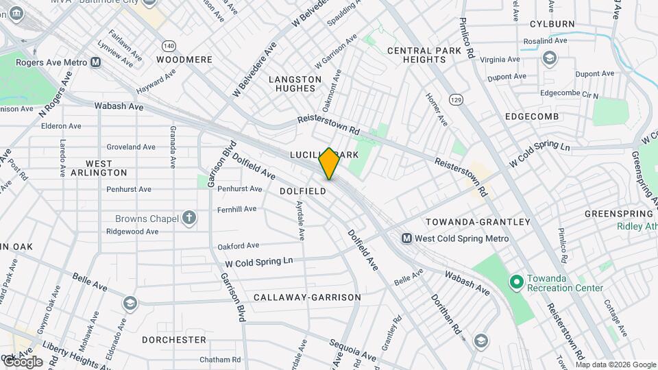 3758 Columbus Dr Map and Location Details