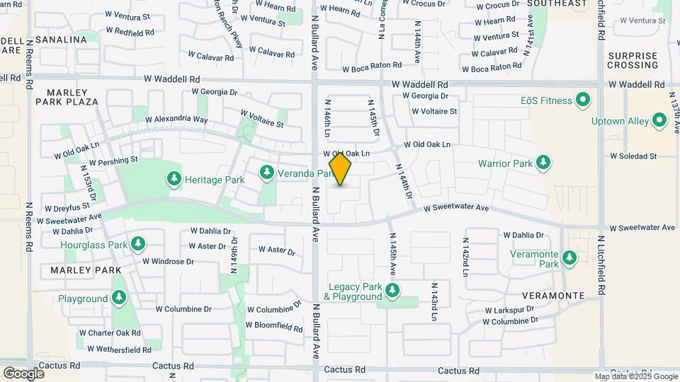 14627 W Valentine St Map and Location Details
