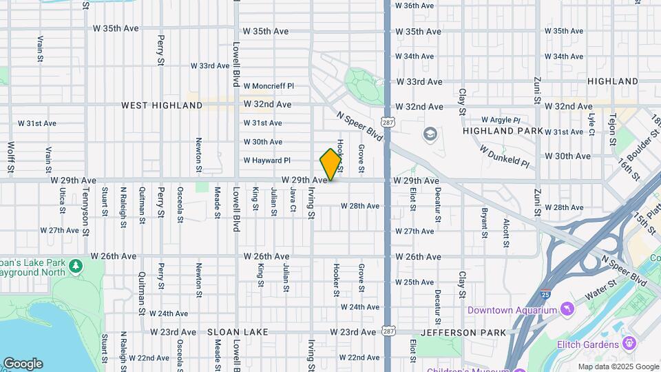 3180 W 29th Ave Map and Location Details