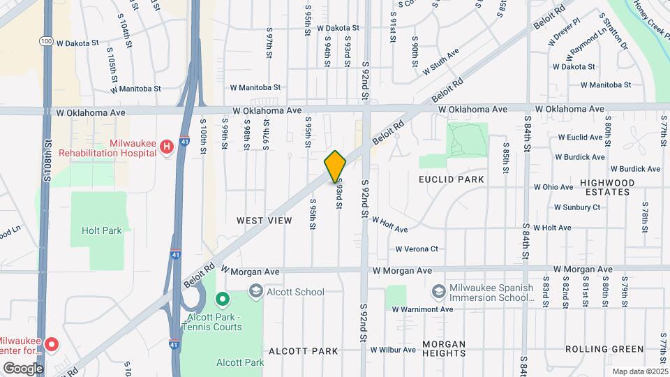 3301 S 93rd St Map and Location Details