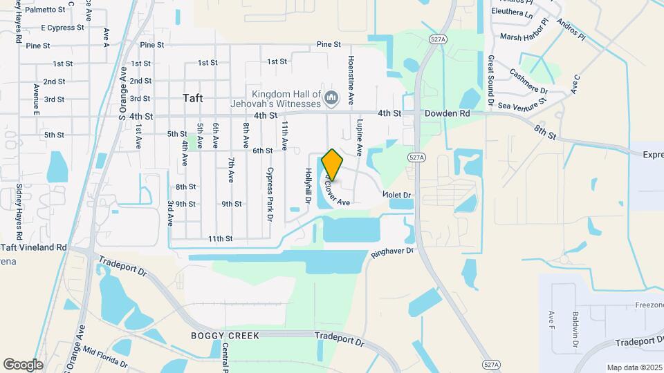 9801 Red Clover Ave Map and Location Details
