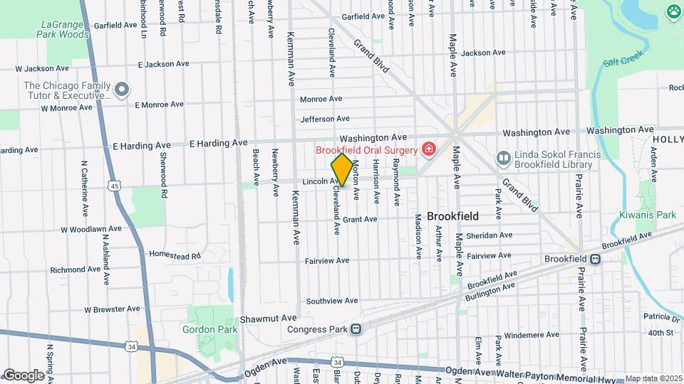 3615 Cleveland Ave Map and Location Details