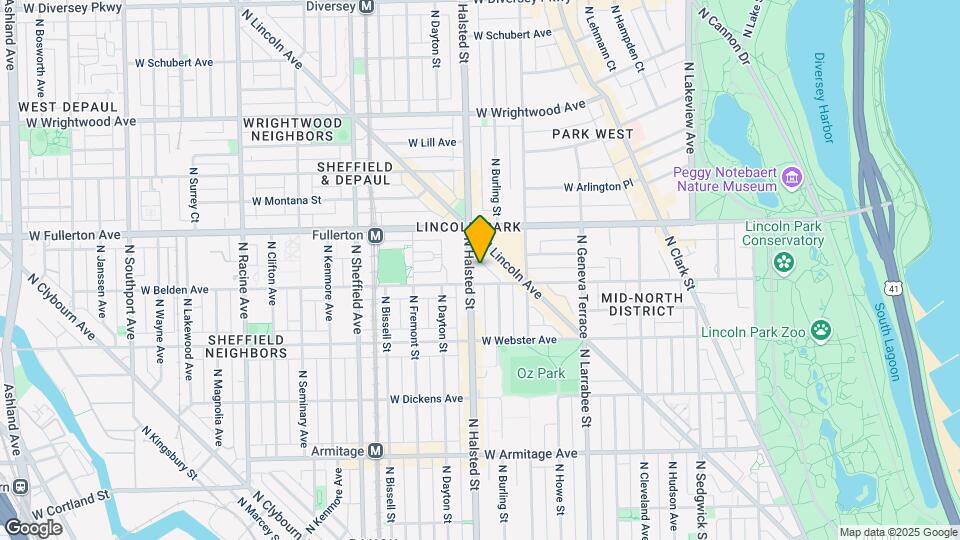 2315 N Halsted St Map and Location Details