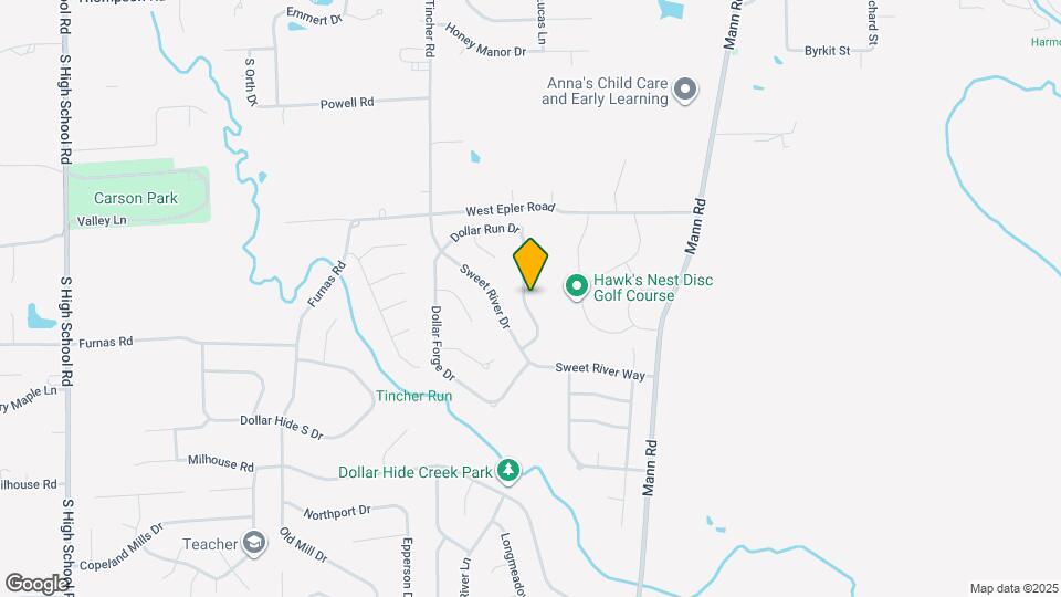 5639 Dollar Run Ln Map and Location Details