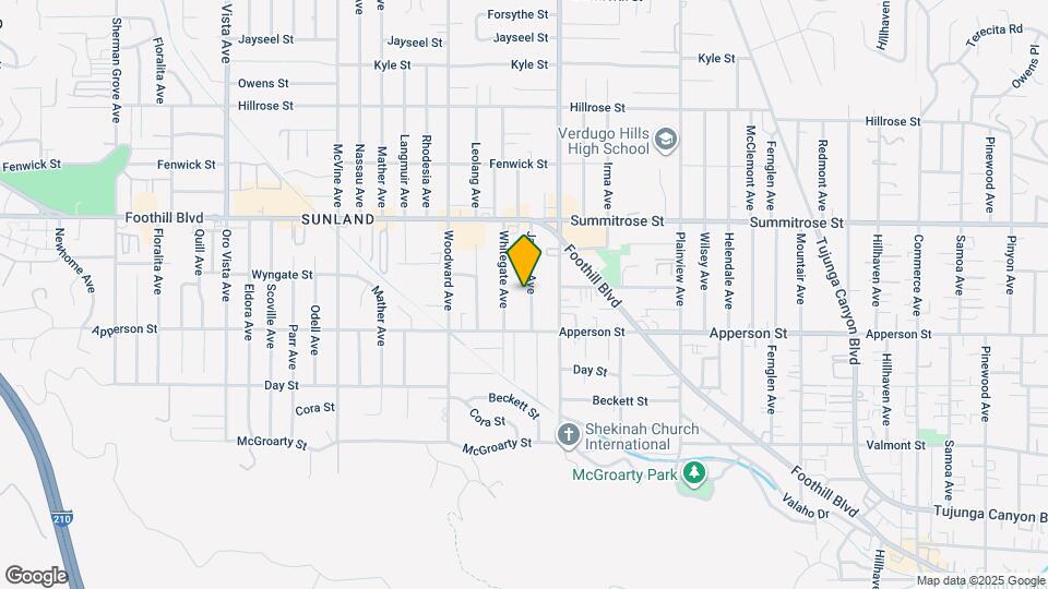 10345 Jardine Ave Map and Location Details