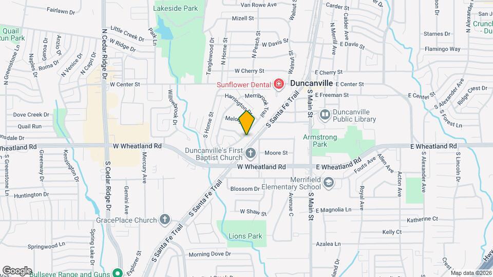 257 Merribrook Trail Map and Location Details