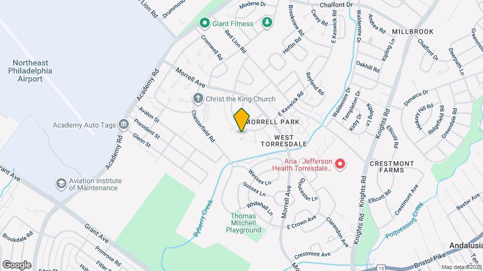 3314 S Keswick Terrace Map and Location Details