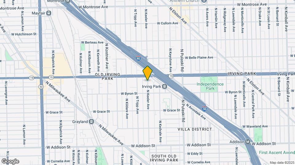 3932 N Keeler Ave Mapa y Detalles de la Ubicación