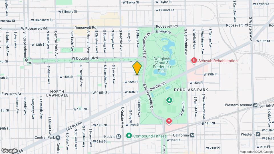 1516 S Albany Ave Mapa y Detalles de la Ubicación