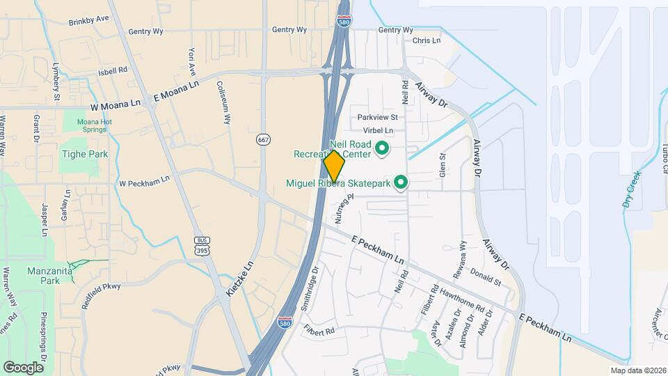 861 Nutmeg Pl Map and Location Details