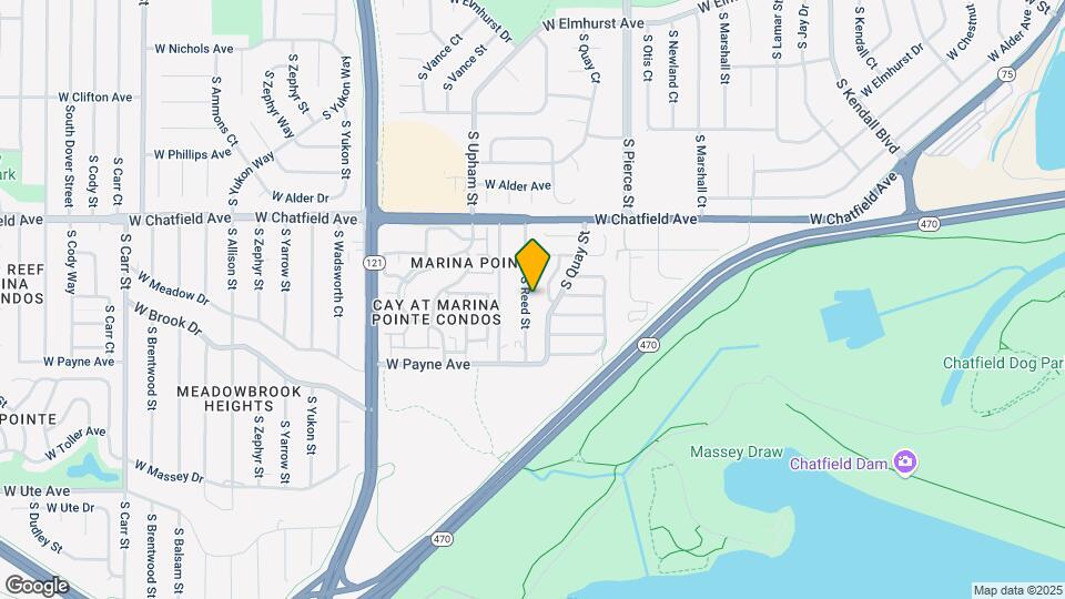 8436 S Reed St Map and Location Details