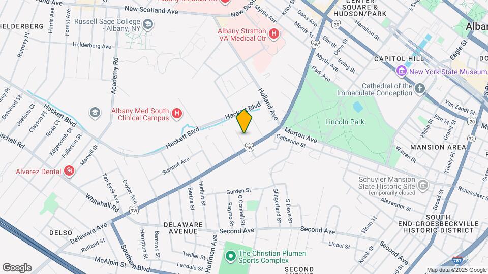 12 Delaware Ter, Unit 2nd floor Map and Location Details