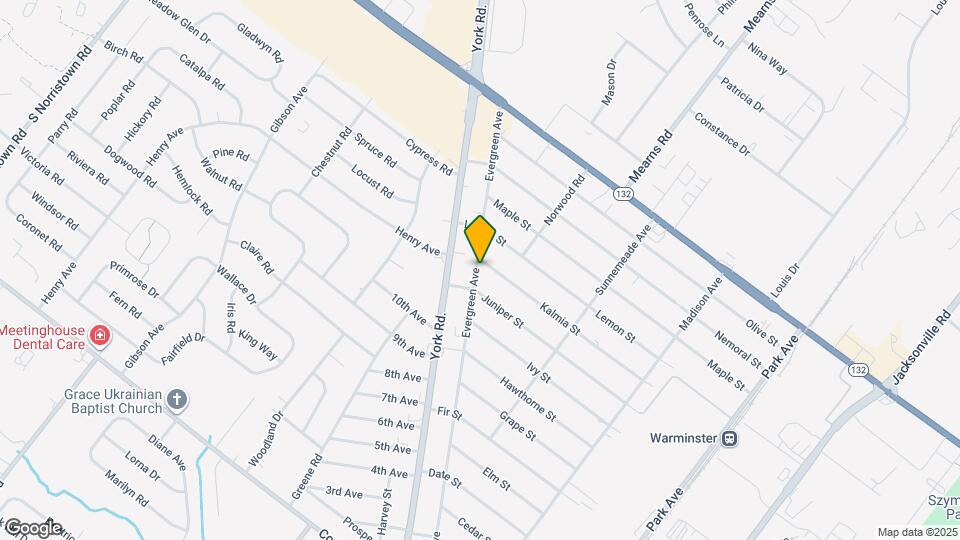 536 Kalmia St, Unit B - upstairs unit Map and Location Details