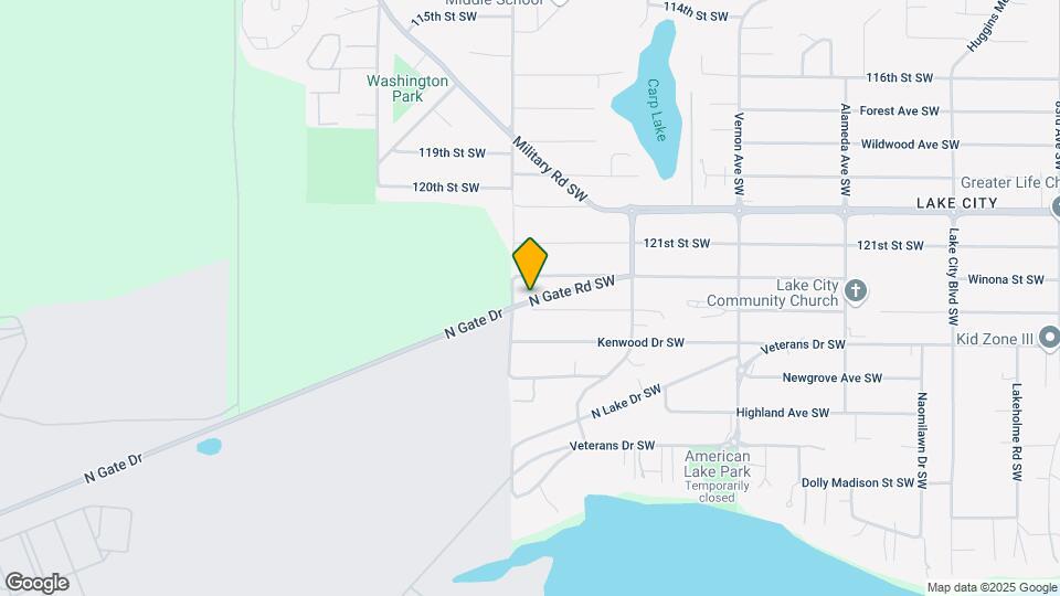 9823 N Gate Rd SW Mapa y Detalles de la Ubicación