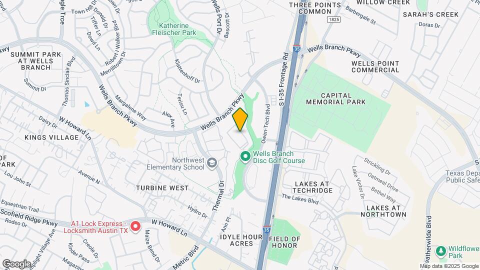 1773 Wells Branch Pkwy Map and Location Details