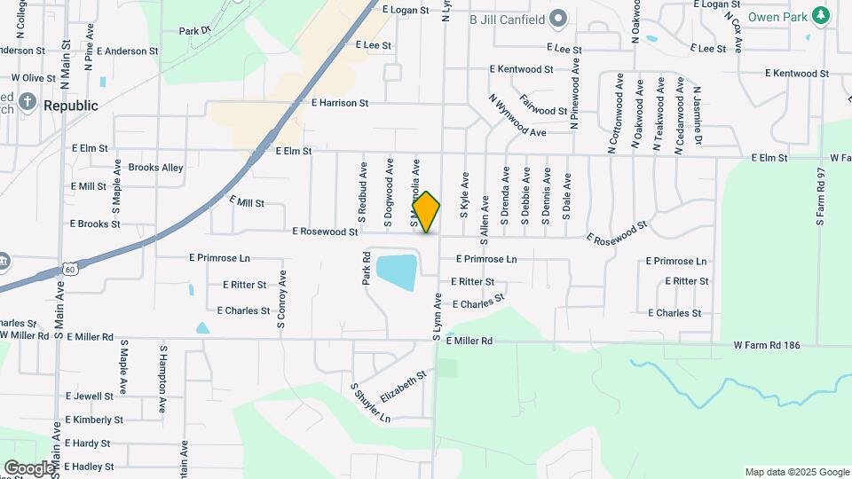 1008 E Rosewood St Map and Location Details