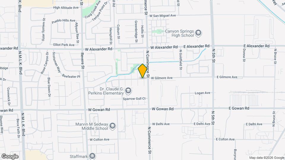 3749 White Quail Ct Map and Location Details