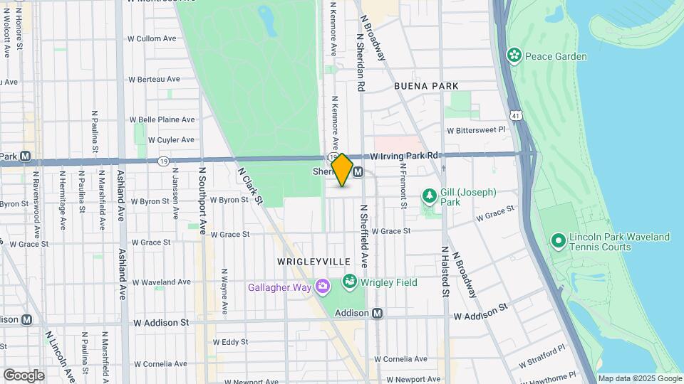 1030 W Byron St Map and Location Details