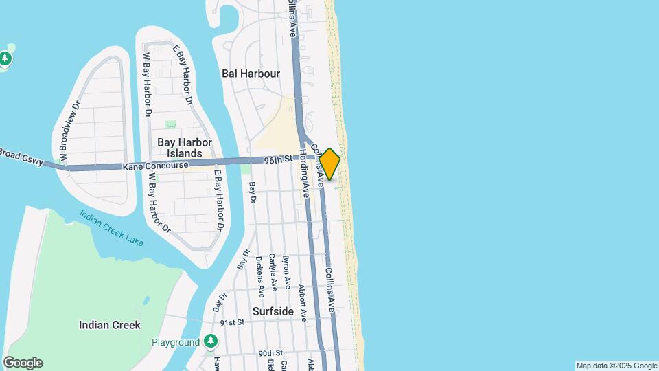 9501 Collins Ave Mapa y Detalles de la Ubicación