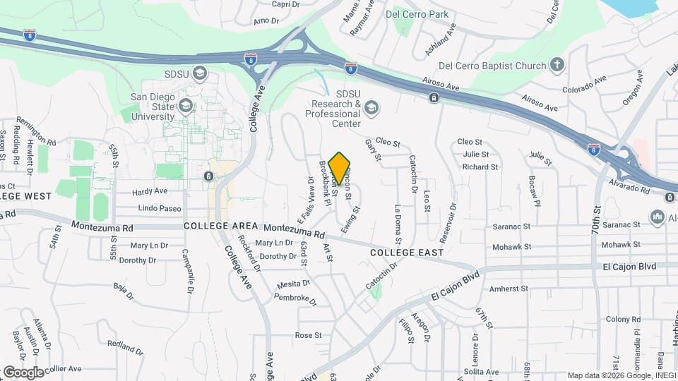 5167 Tipton St Map and Location Details