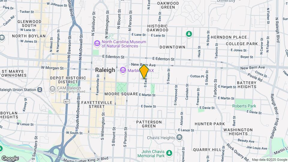 The Hargett Place Mapa y Detalles de la Ubicación