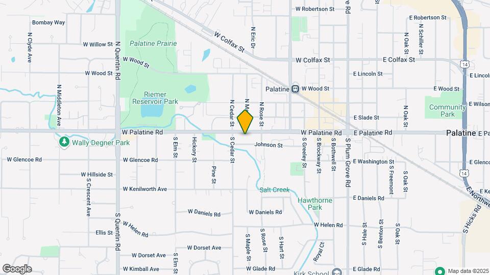 335 W Palatine Rd Map and Location Details