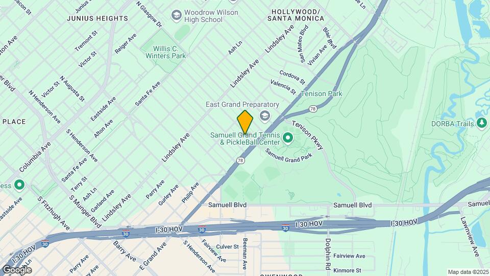 1103 Martinique Ave Map and Location Details