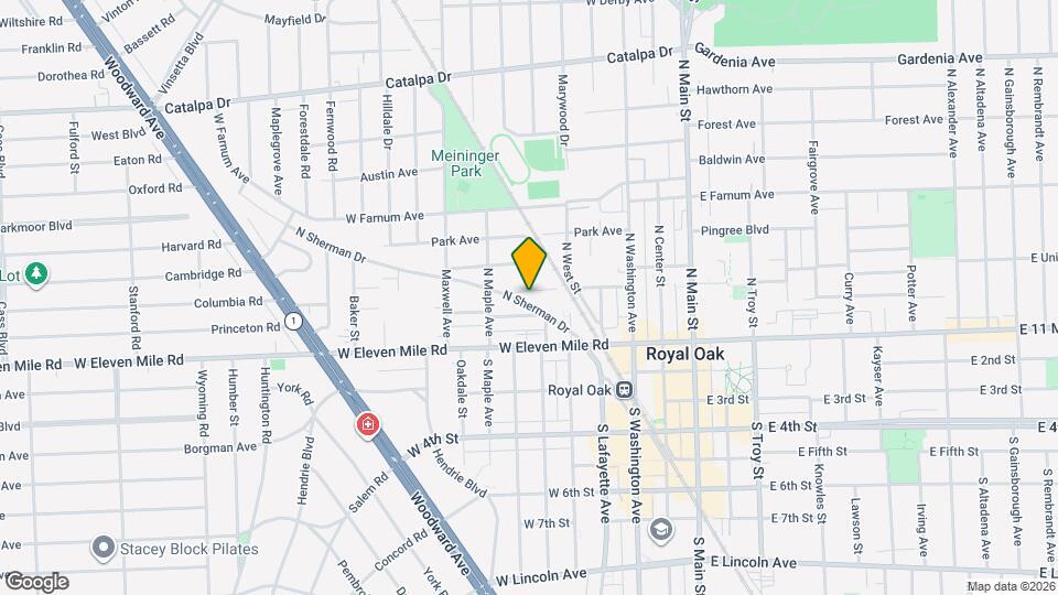 611 Oakland Ave Map and Location Details