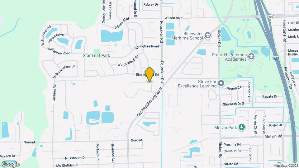 4128 Misty Meadow Ct N Map and Location Details