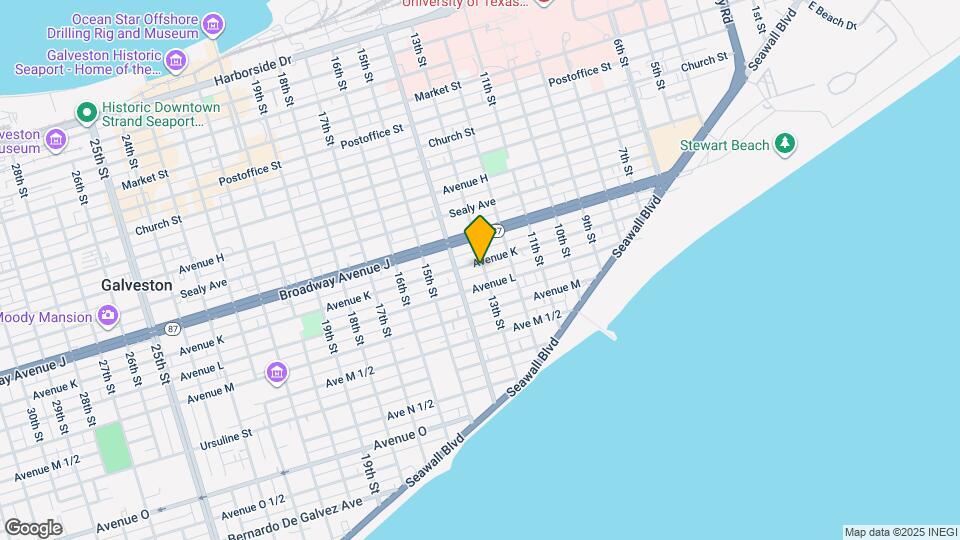 1107 13th St Map and Location Details