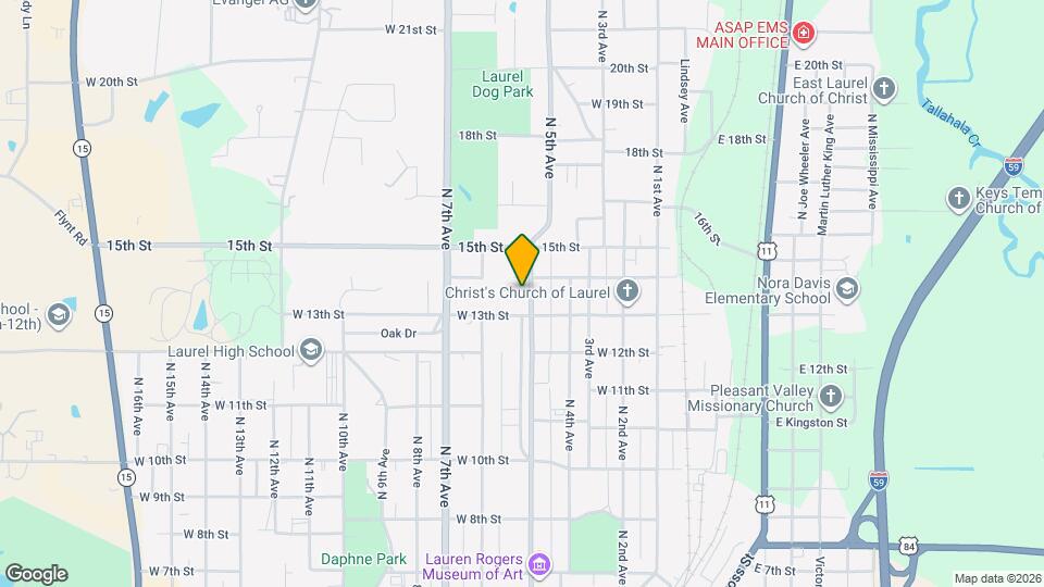 1320 N 5th Ave Map and Location Details