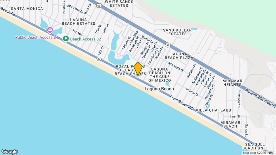 Sandman Beach Apartments Map and Location Details