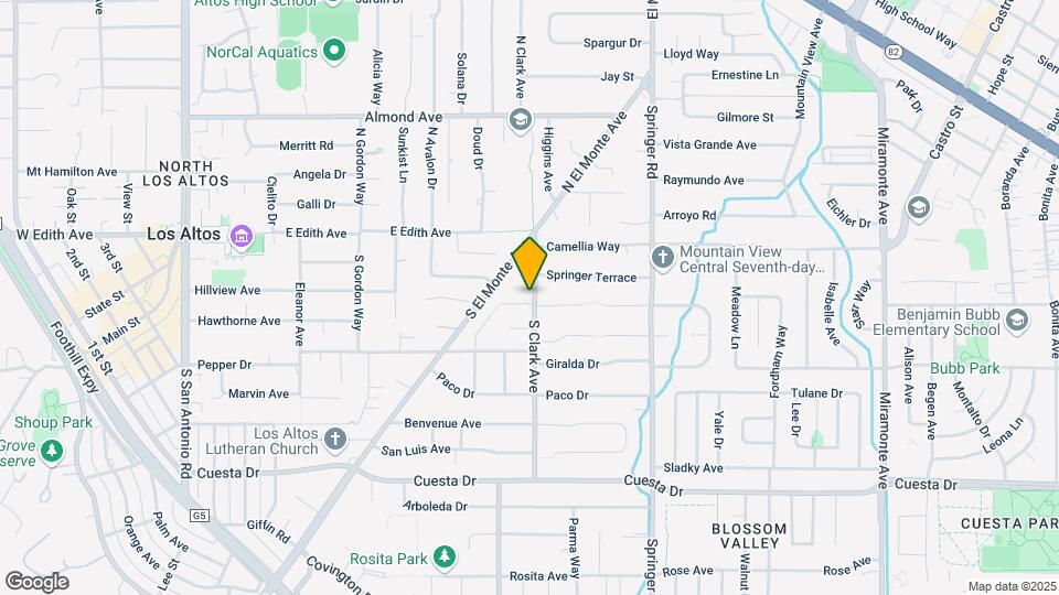 555 Clark Ct Map and Location Details