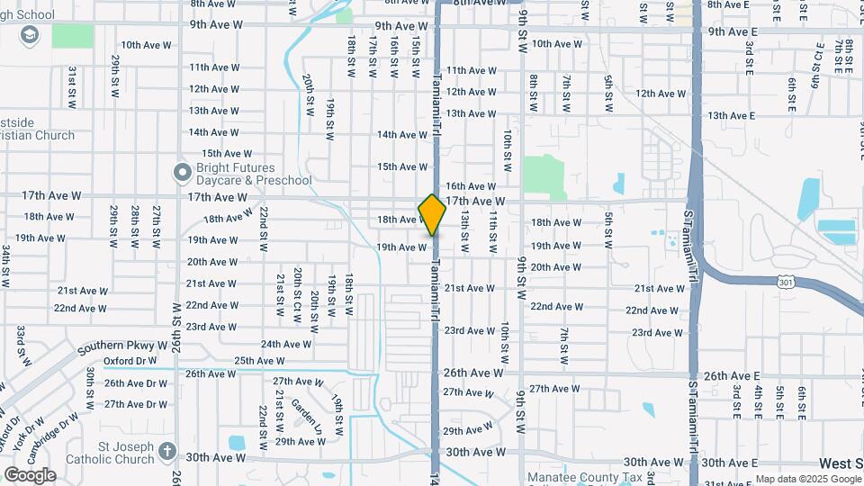 1418 19th Ave W Map and Location Details