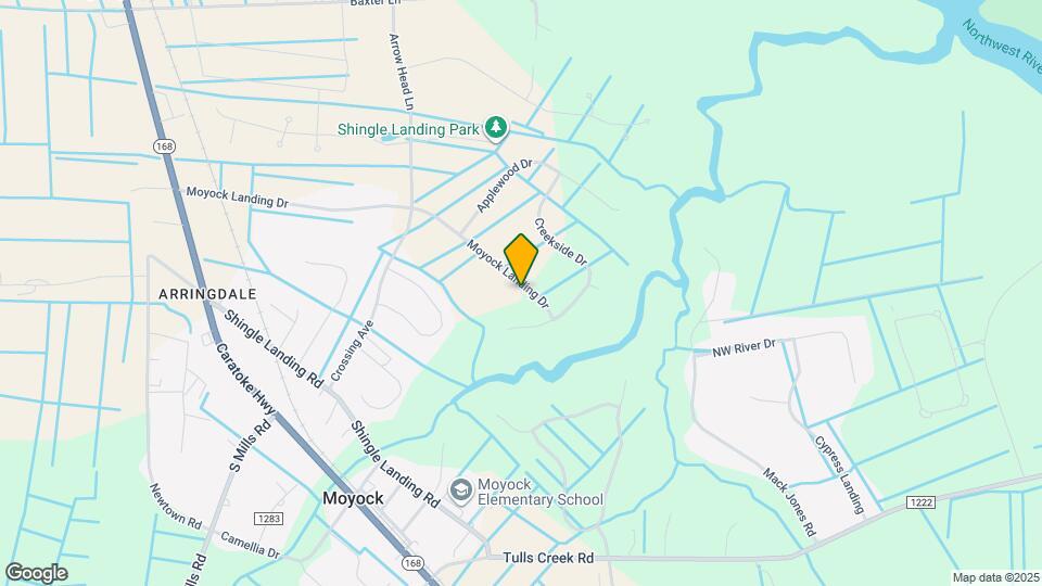 232 Moyock Landing Dr Map and Location Details