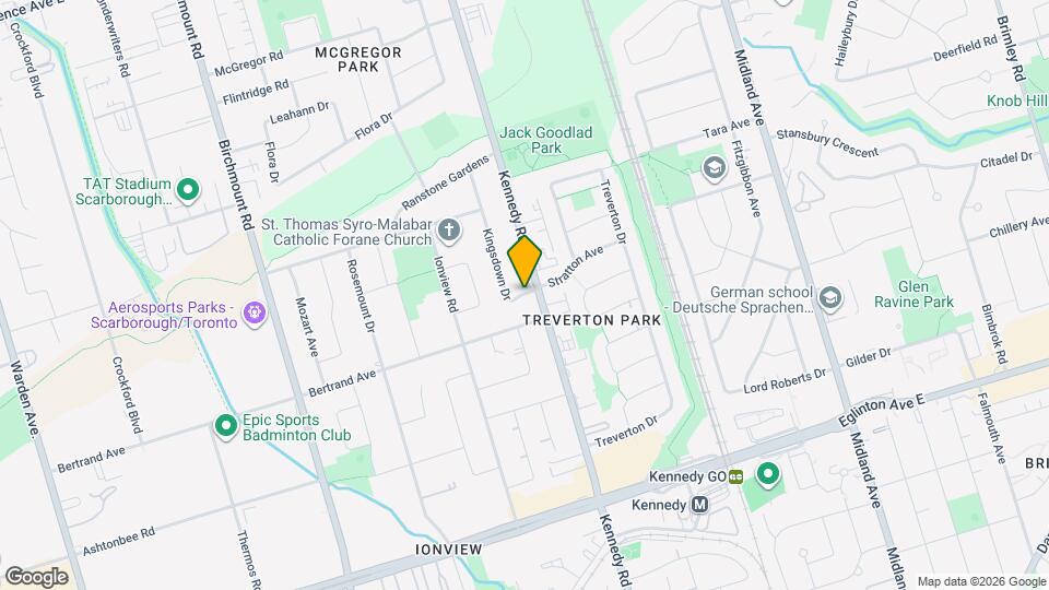 6 Kingsdown Dr Map and Location Details