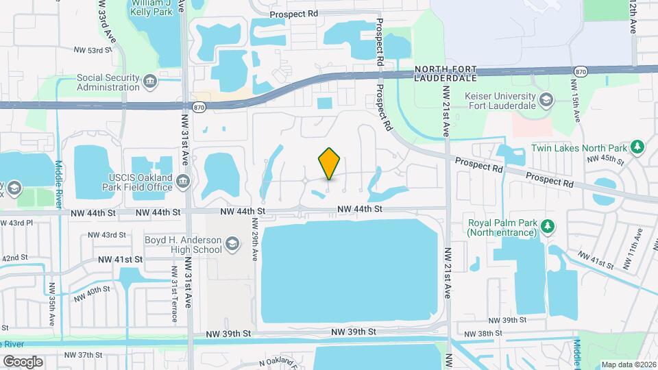 4470 Waterside Dr Map and Location Details