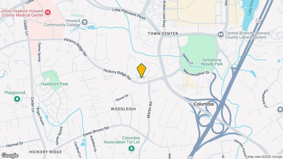 10312 Hickory Ridge Rd, Unit FL2-ID1669A Map and Location Details