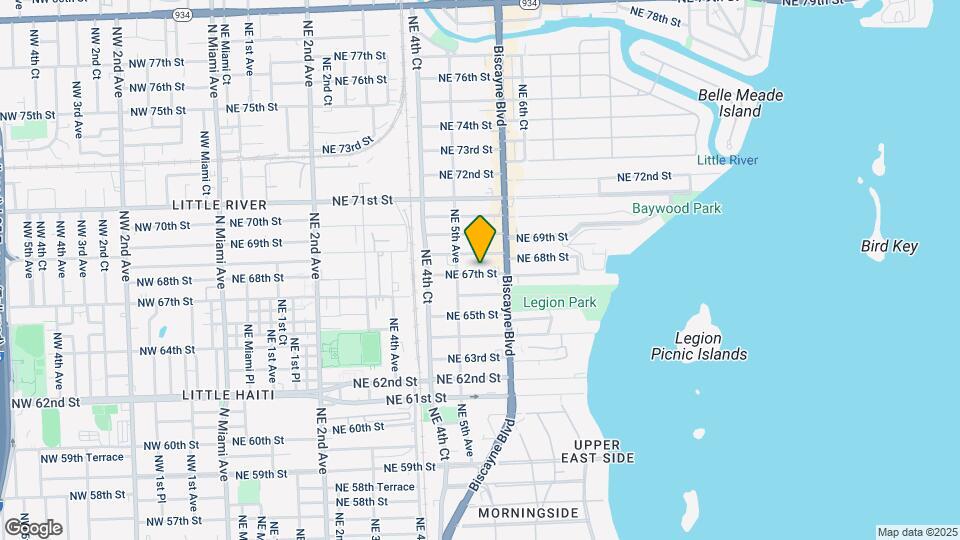 543 NE 67th St Mapa y Detalles de la Ubicación